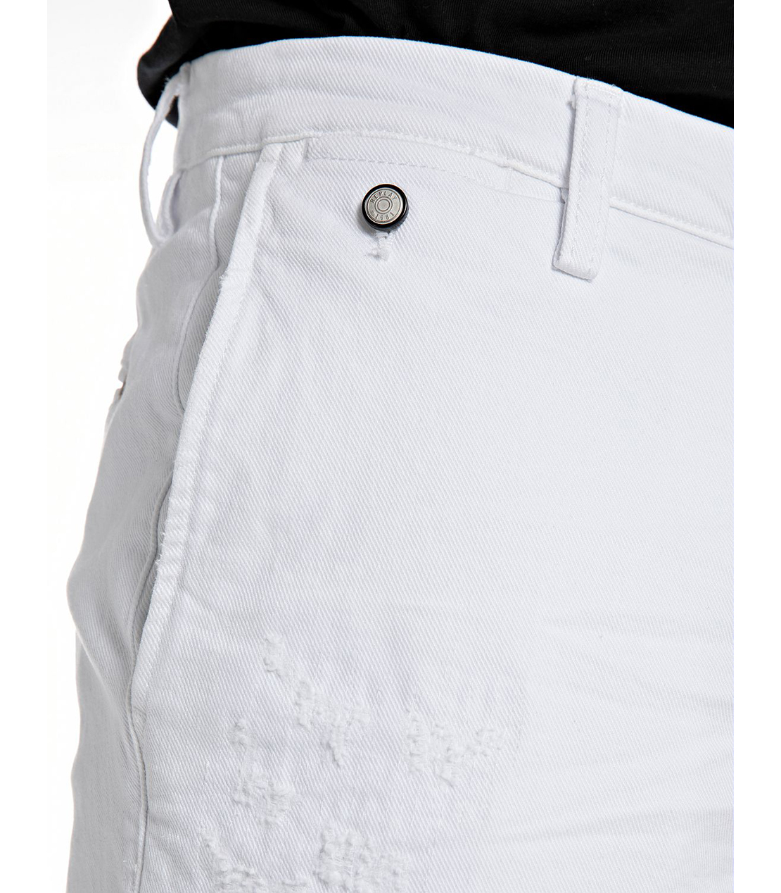 レギュラースリムBENNI Broken Edgeホワイトデニム 詳細画像 ホワイト 7